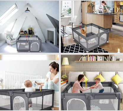 Large Baby Playpen Kids Toddlers Infant Activity Center Saftety Play Fence Yard