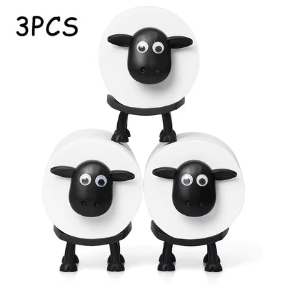 Cute Sheep Dog Shape Toilet Tissue Rack Free Standing Storage Roll Paper Holder Animal Shape Decorative Toilet Paper Racks 2025